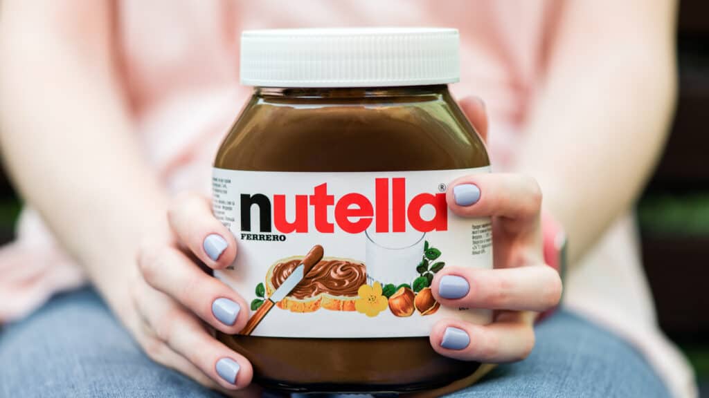 Branding der Marke Nutella